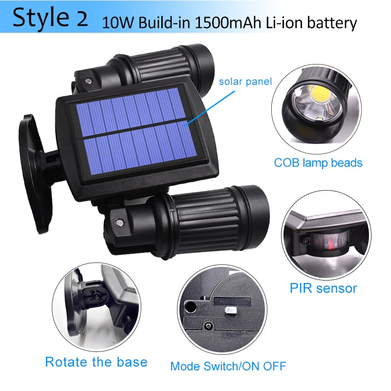 Super Bright Outdoors Motion Sensor Solar