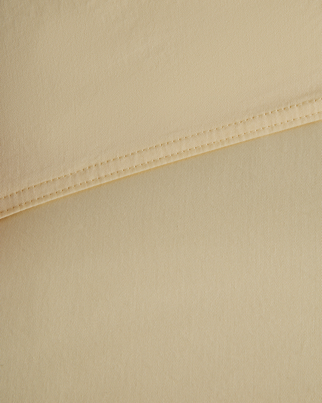 European Pillowcase - Custard
