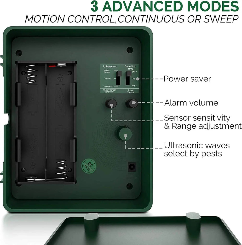 Ultrasonic Bird Repeller for Woodpeckers Outdoor