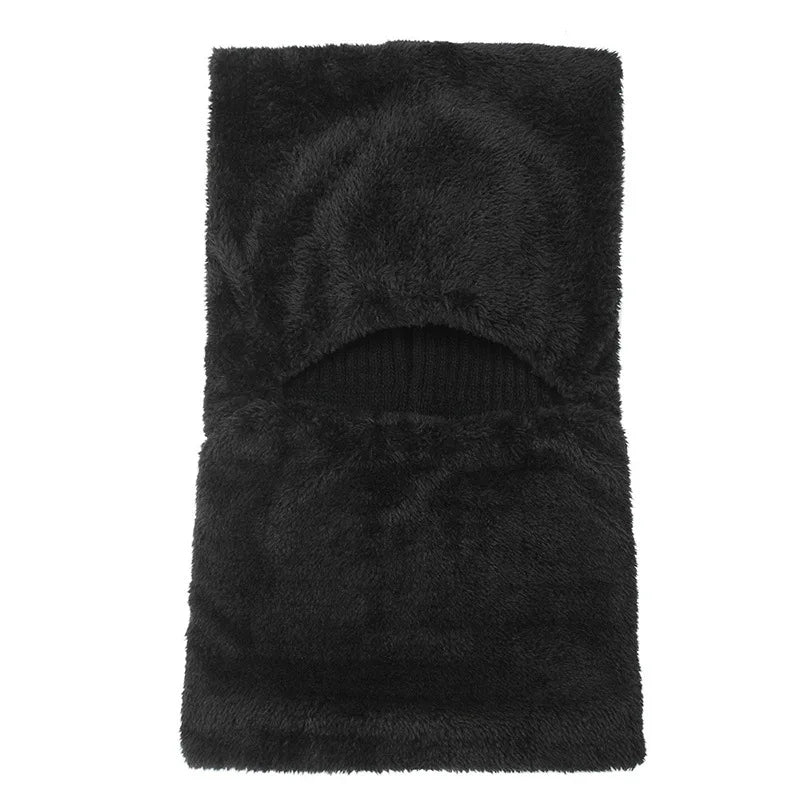 Knit Beanie Balaclava with Visor