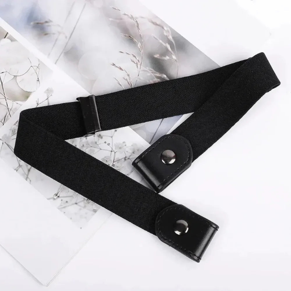 Adjustable Elastic Invisible No Buckle Belt