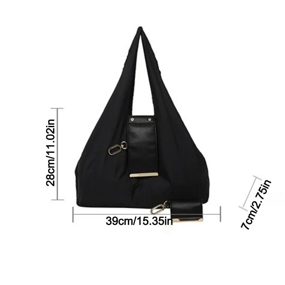 Mini Keychain Foldable Tote Bag