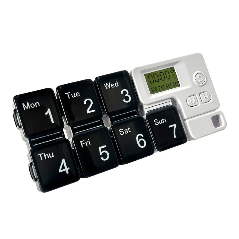 Smart Electronic Weekly Pill Organizer
