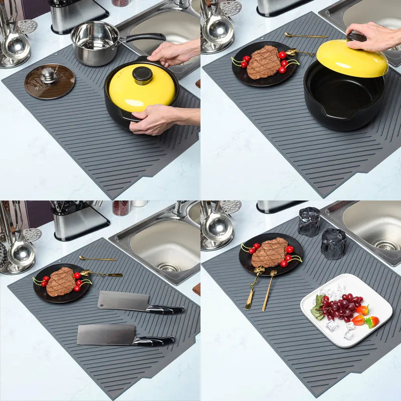 Silicone Countertop Dish Drying Mat