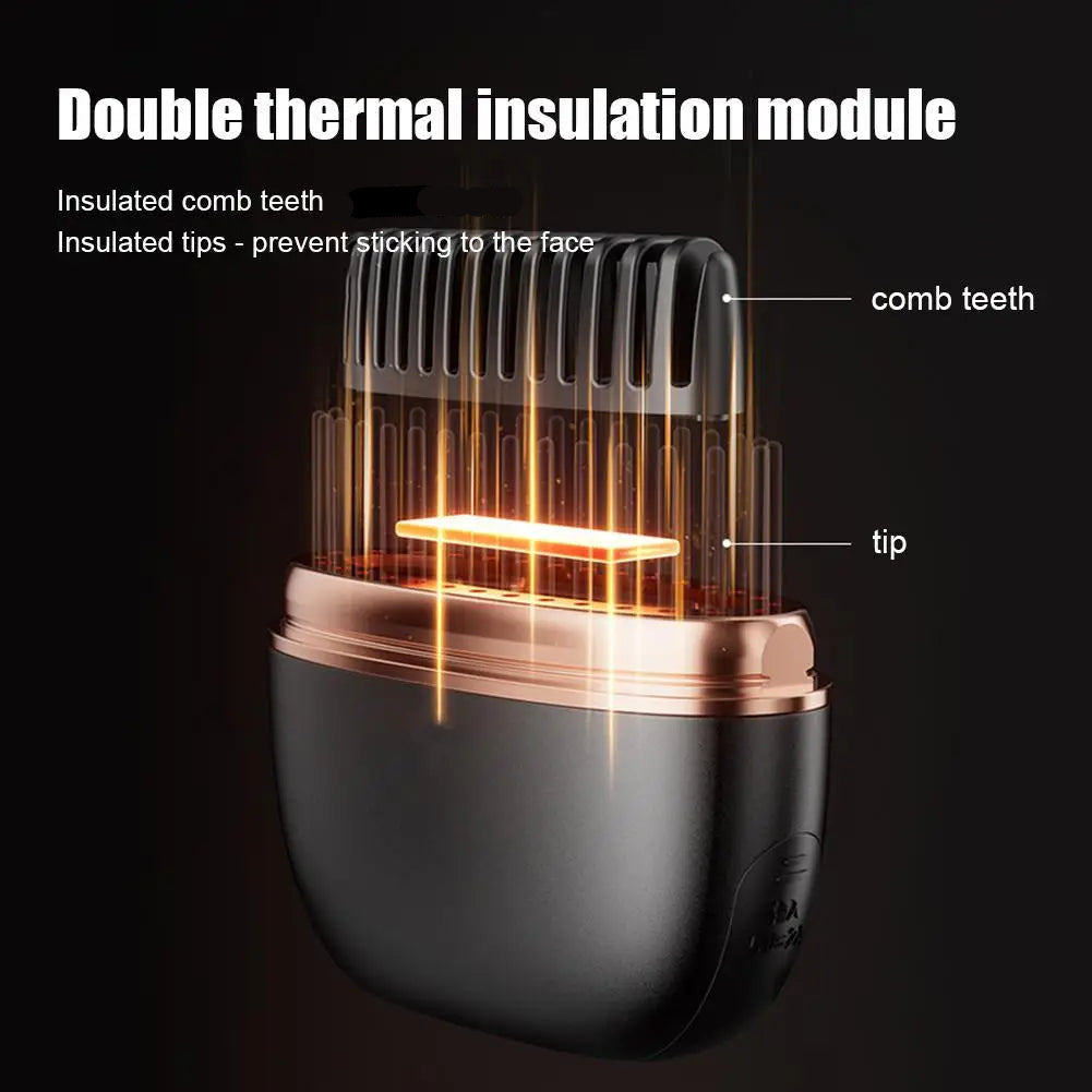 Wireless 2 in 1 Portable Ceramic Hair Straightener