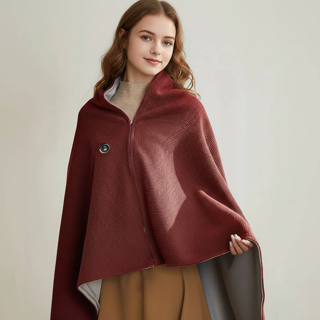 Portable Heated Shawl Blanket