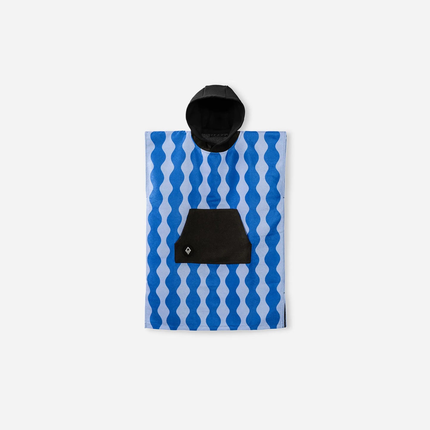Kids Changing Poncho: Slack Tide Coastal Blue