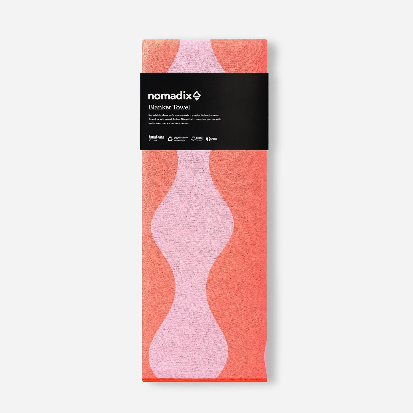 Blanket Towel: Big Slack Trail Red Pink