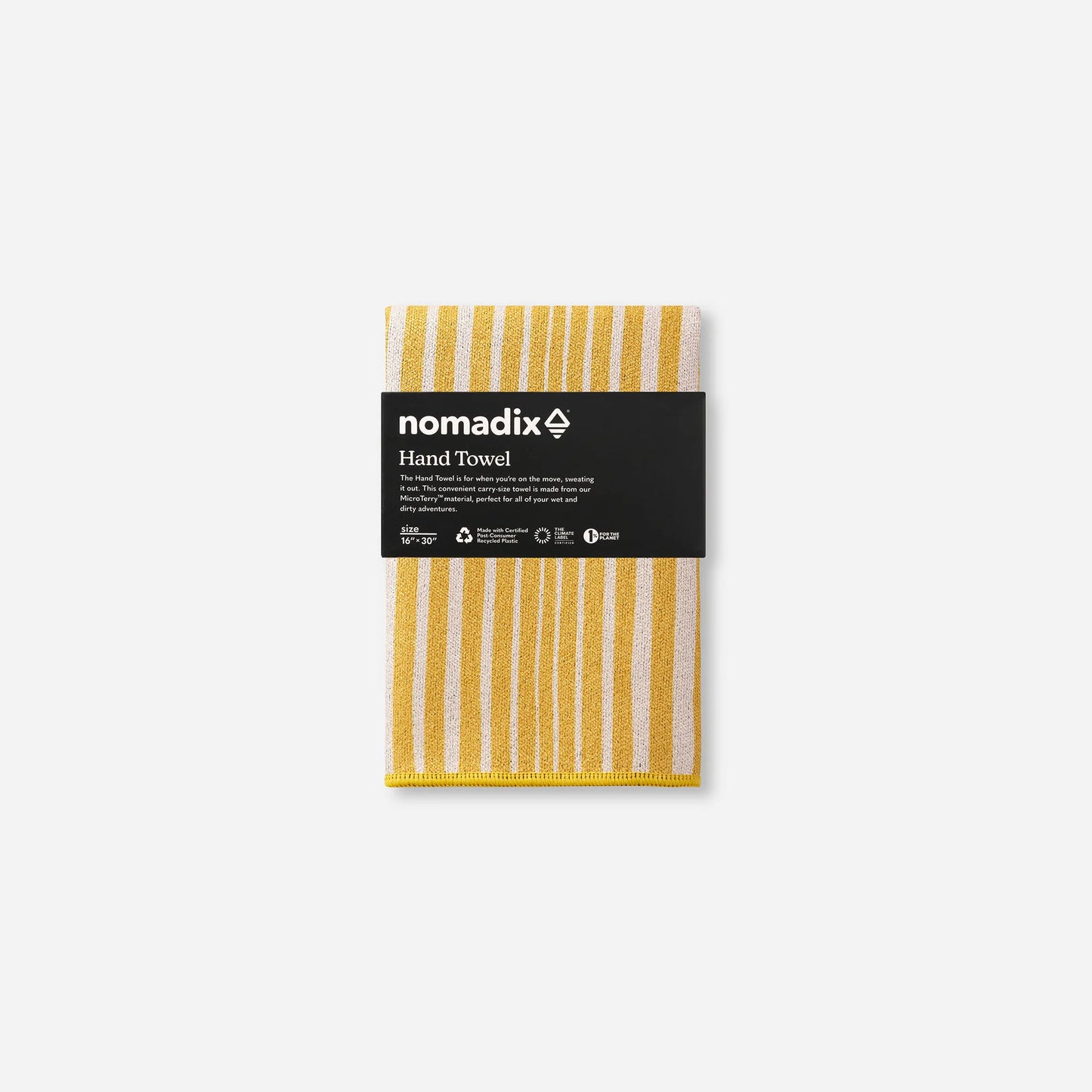 Hand Towel: Heritage Stripe Amber Sun