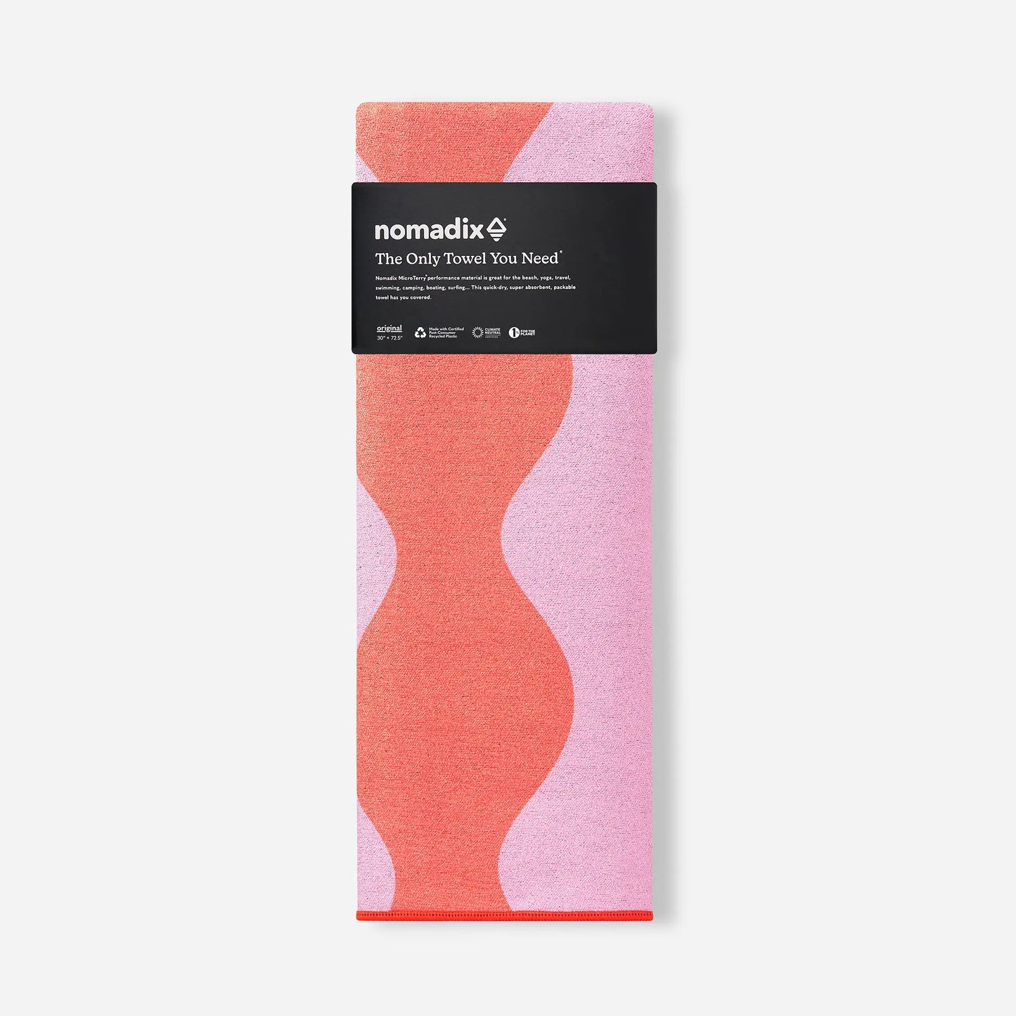 Original Towel: Big Slack Trail Red Pink