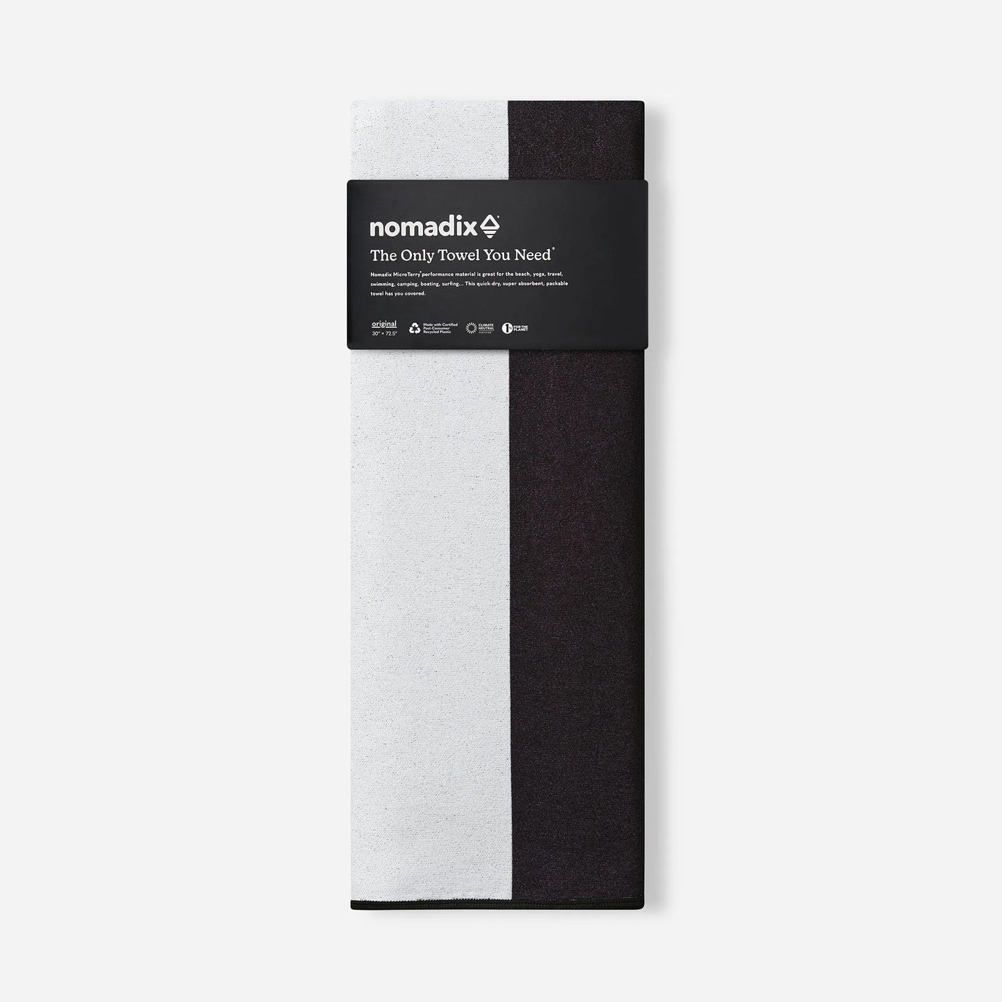 Original Towel: Classic Cabana Black
