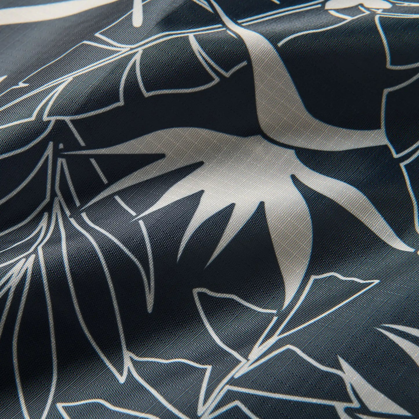 Pocket Tote: Retro Palms Black