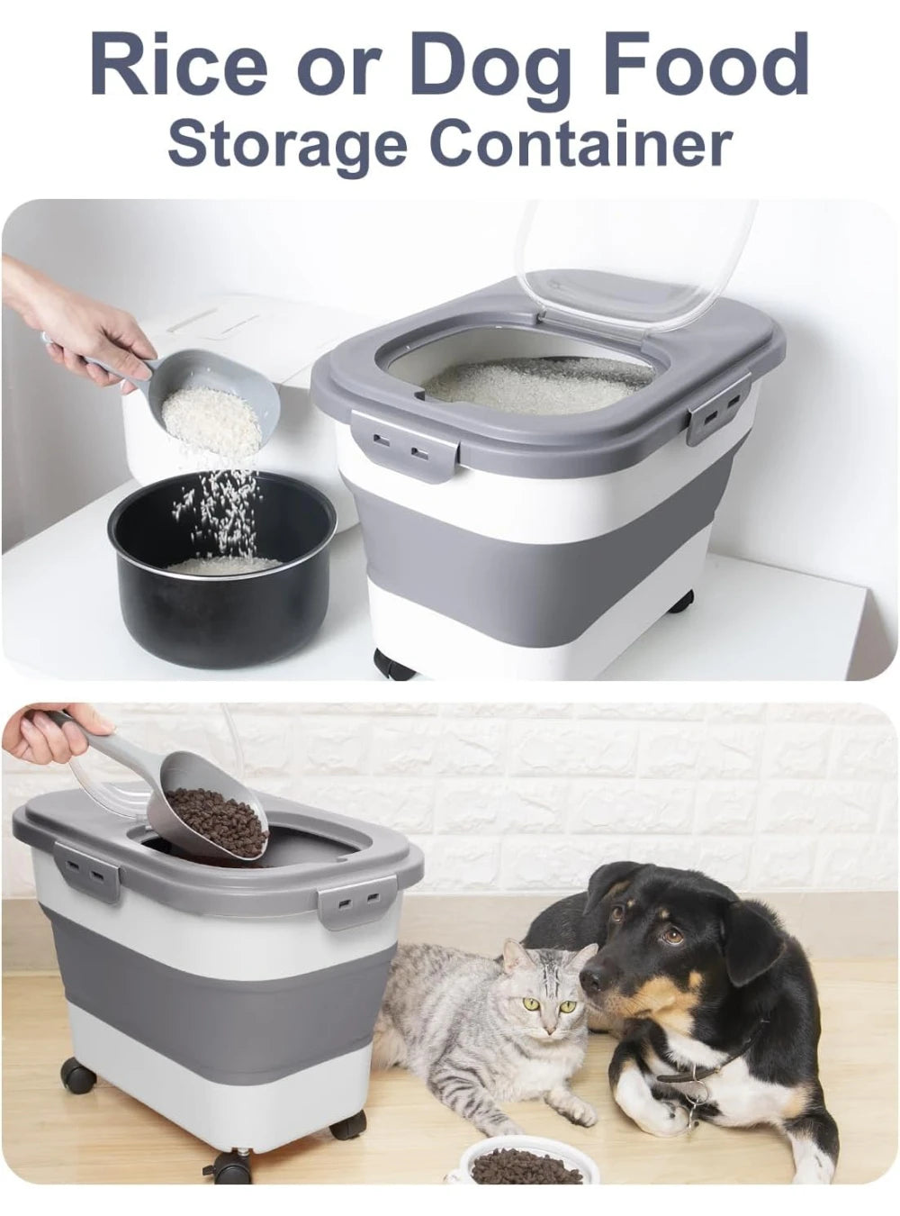 Foldable Large Capacity Food Storage