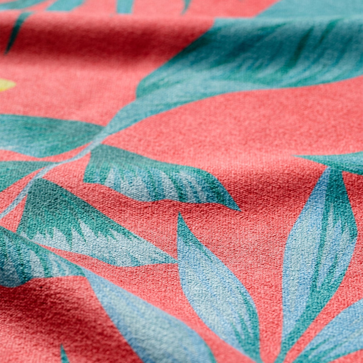 Kids Changing Poncho: Palms Coral