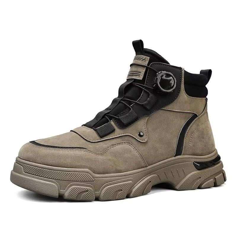 Mens Rugged Heavy Duty Boots Work Shoes