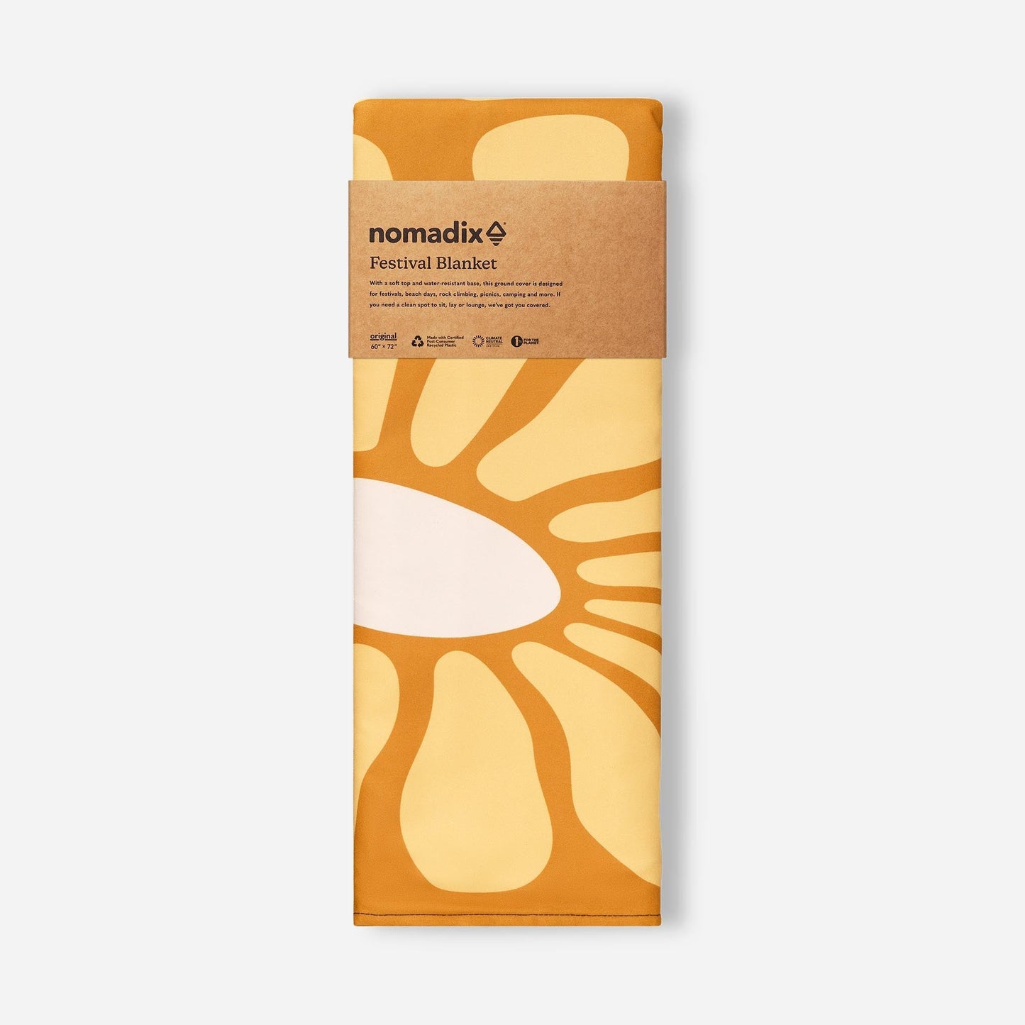 Festival Blanket: Lazy Daisy Gold