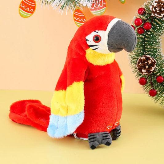 Talking & Music-Playing Parrot Plush Toy