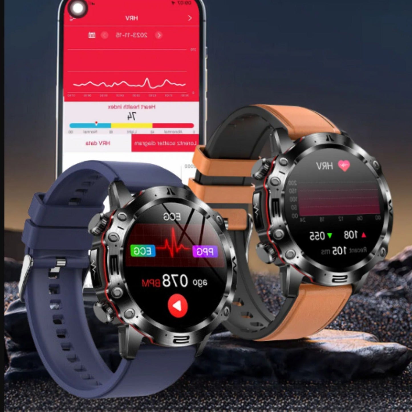 Multifunctional Everyday Wellness Smartwatch