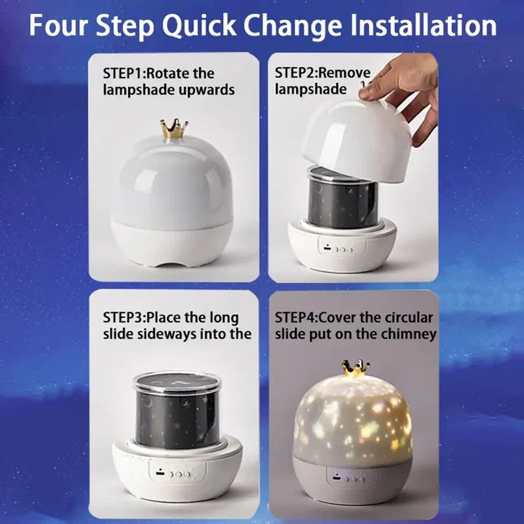 Children’s Night Light and Ocean Projection Lamp