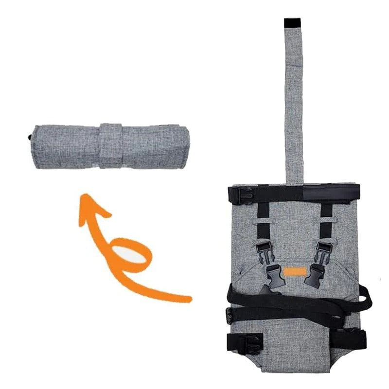 Compact Travel High Chair with Adjustable Harness