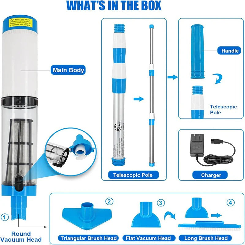 3 in 1 Cordless Rechargeable Pool