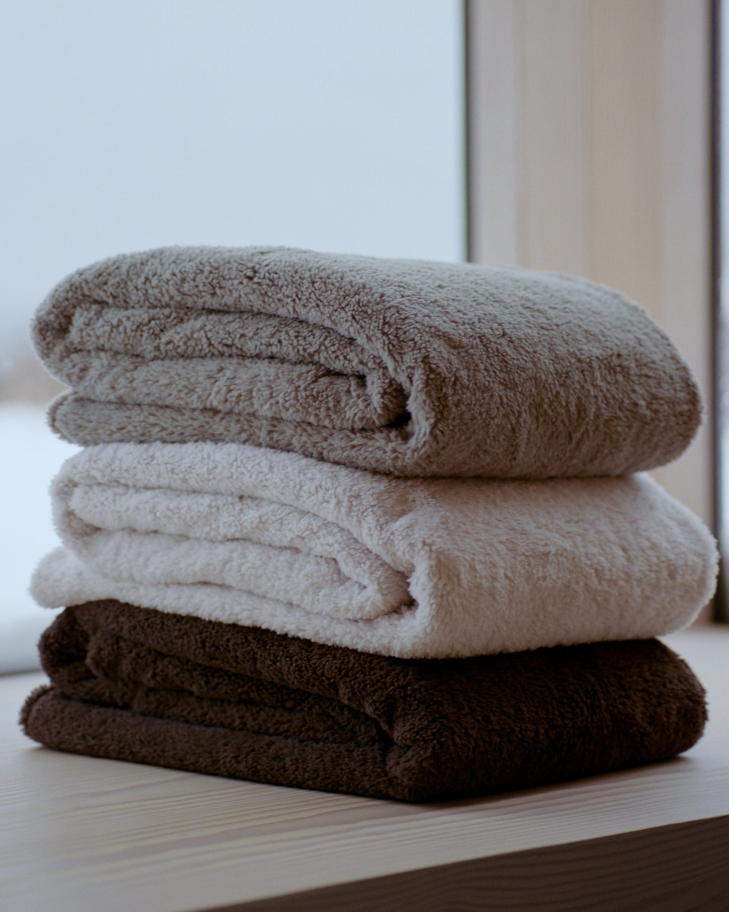 Faux Fur Throw Blanket - Marshmallow