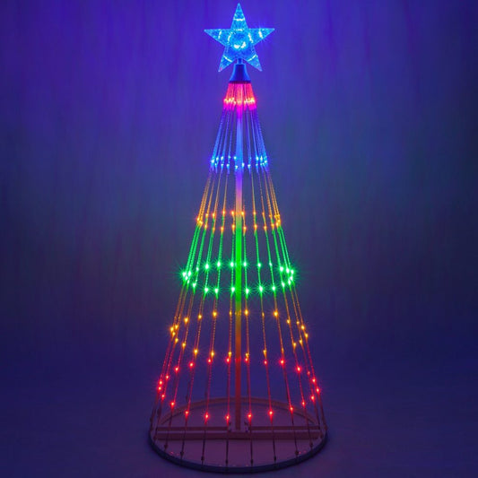 Multi-color LED Animated Outdoor Christmas Tree