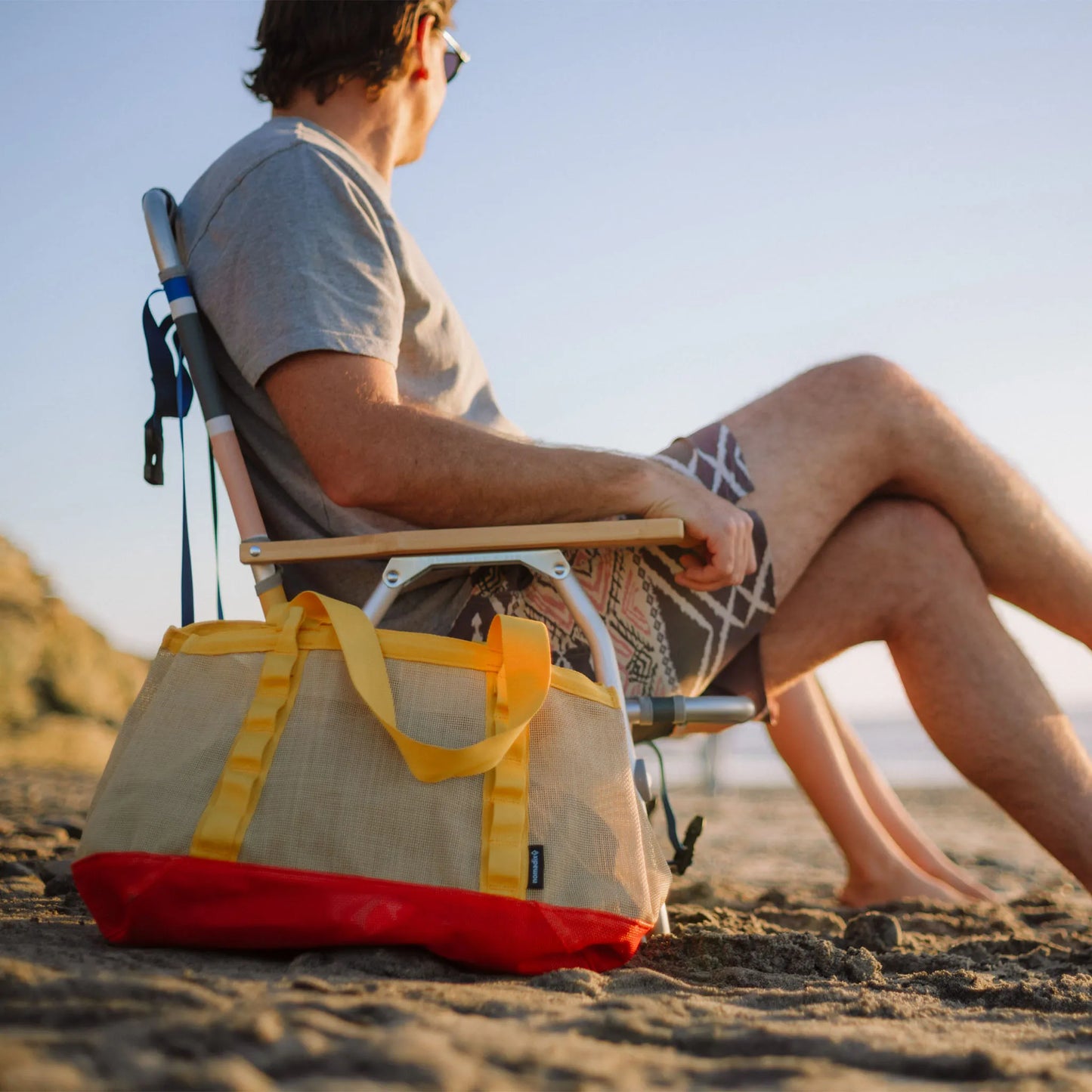 AirMesh Tote: Oat Sun