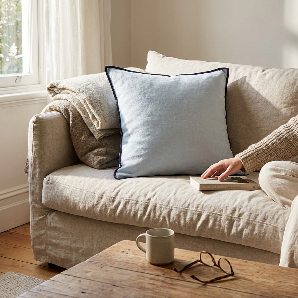 Linen European Pillowcase - Breeze lifestyle