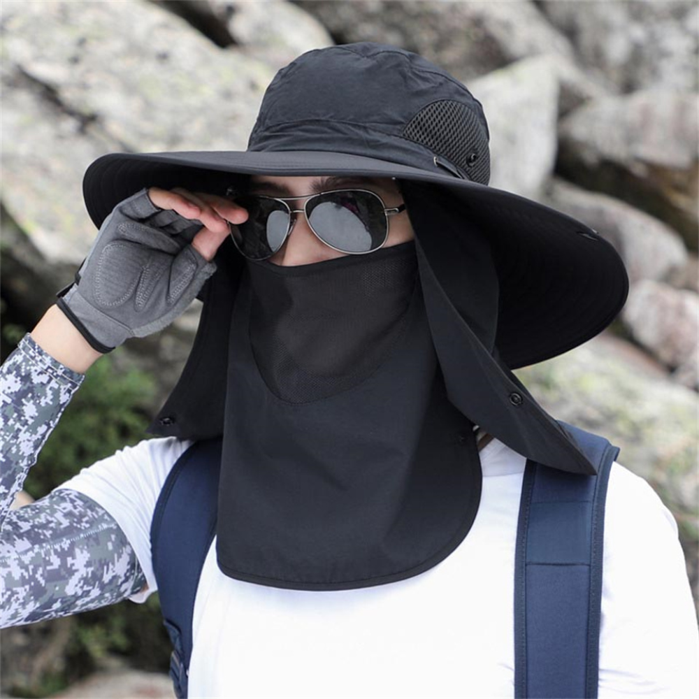 Breathable Wide Brim Outdoor Sun Protection