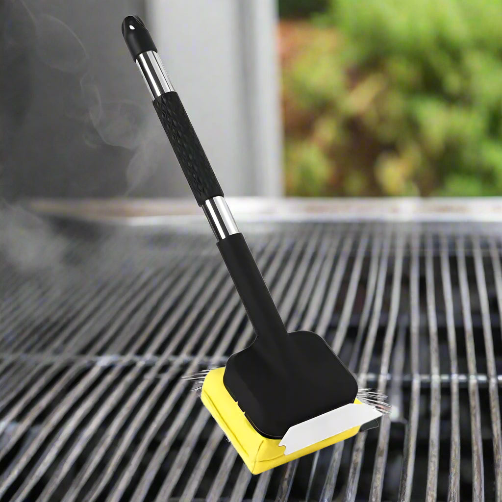 Grill Brush with Steam Cleaning and