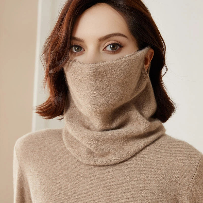Merino Wool Face Mask and Winter Scarf