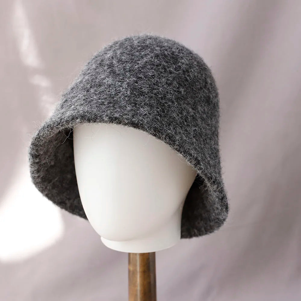 Women's Winter Wool Bucket Hat