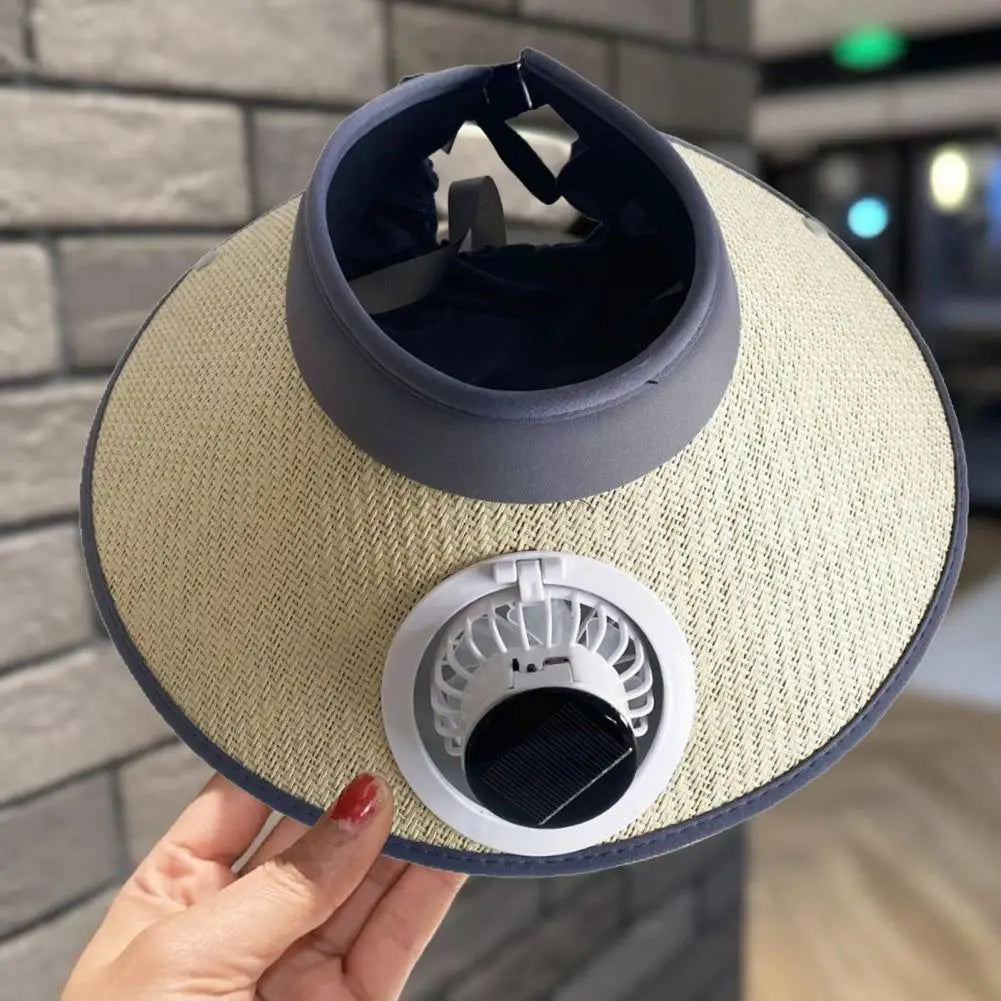 Wide Brim Sun Hat with Solar