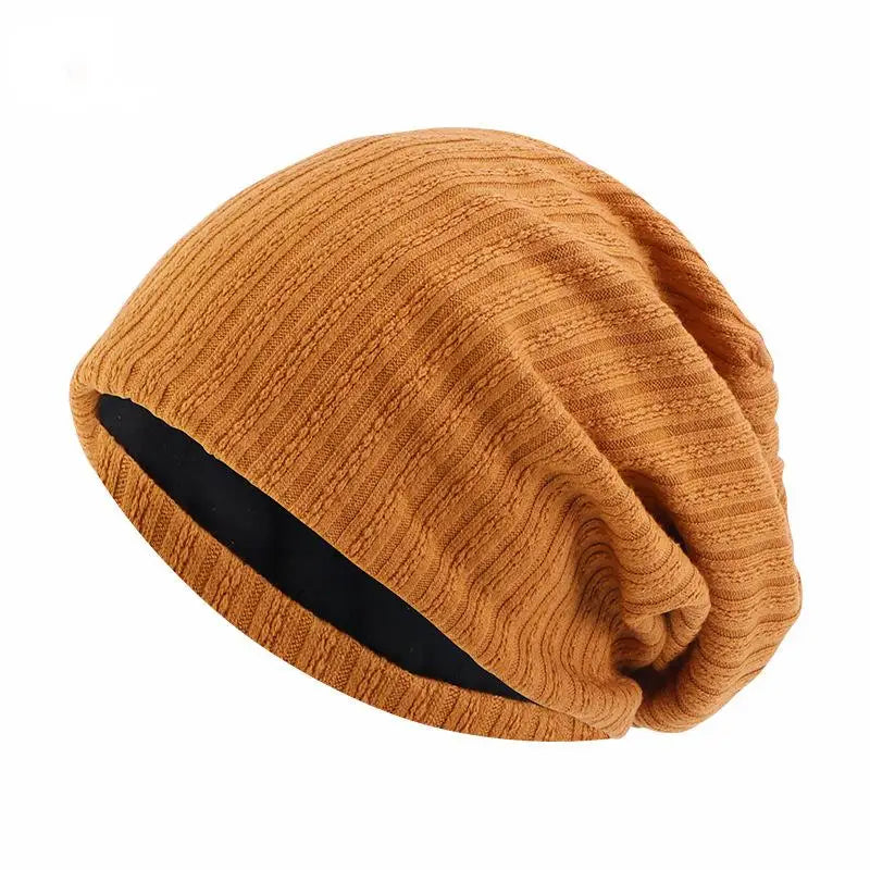 Wheat Pattern Cotton Beanie Hat Winter