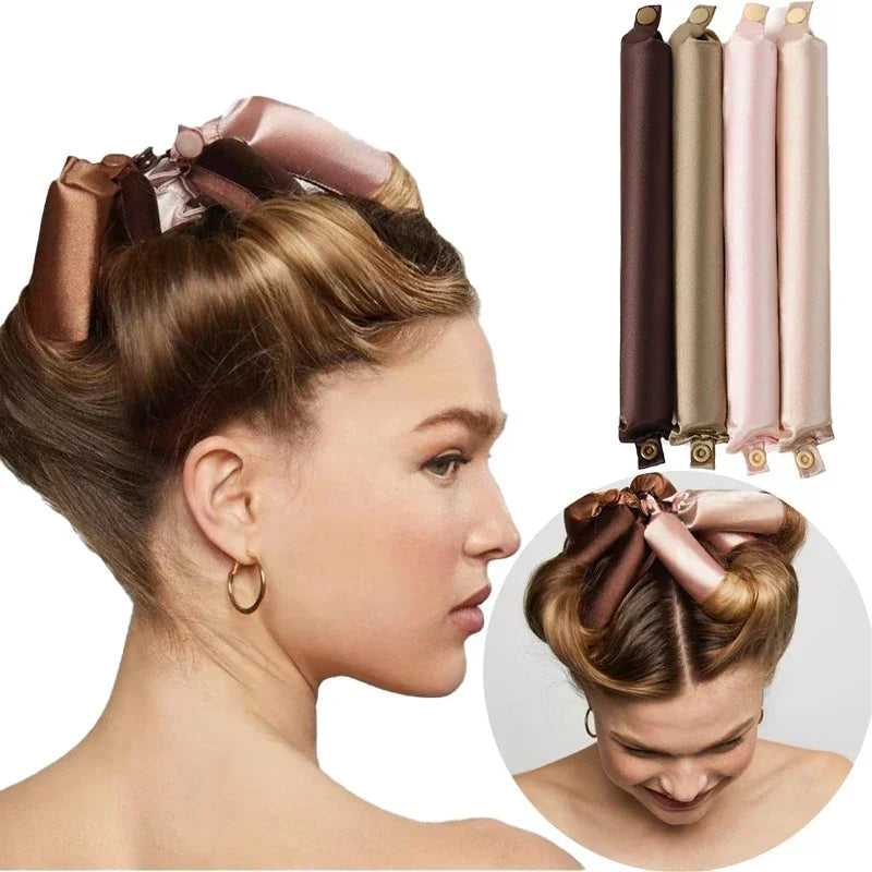 Satin Headband Heatless Hair Curler