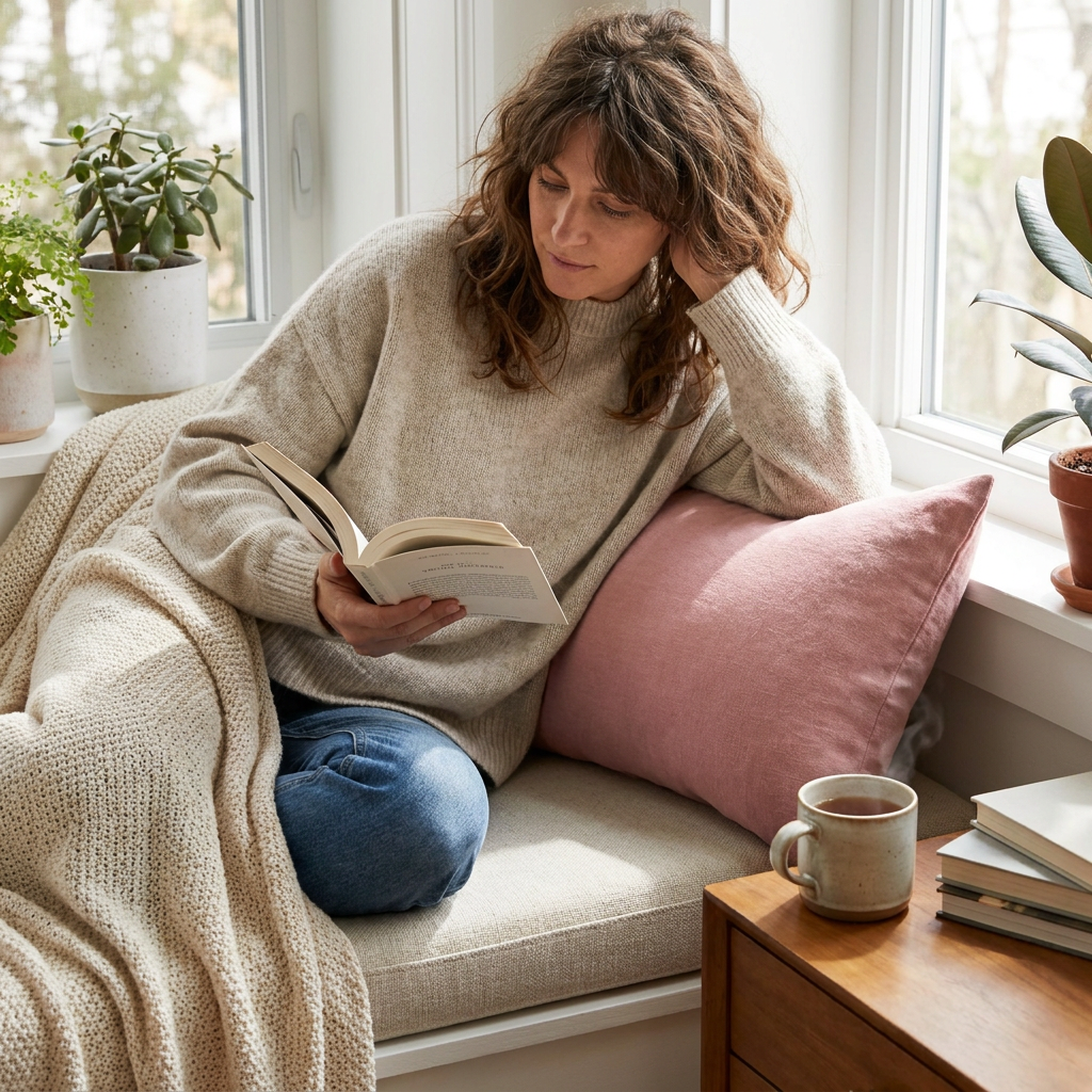 Lumbar Linen - Blush (Cover Only) lifestyle