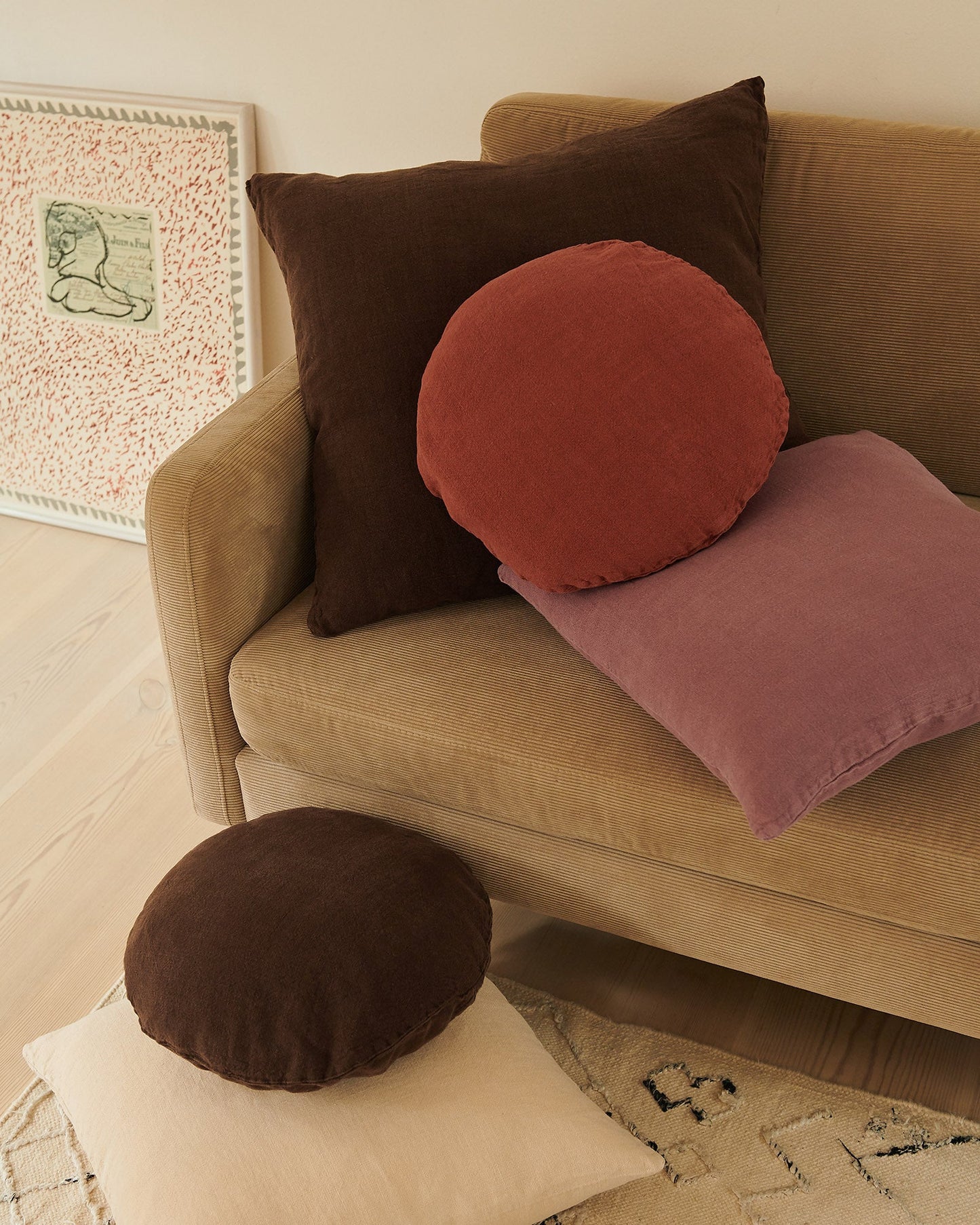 Essential Linen - Mauve Cushion