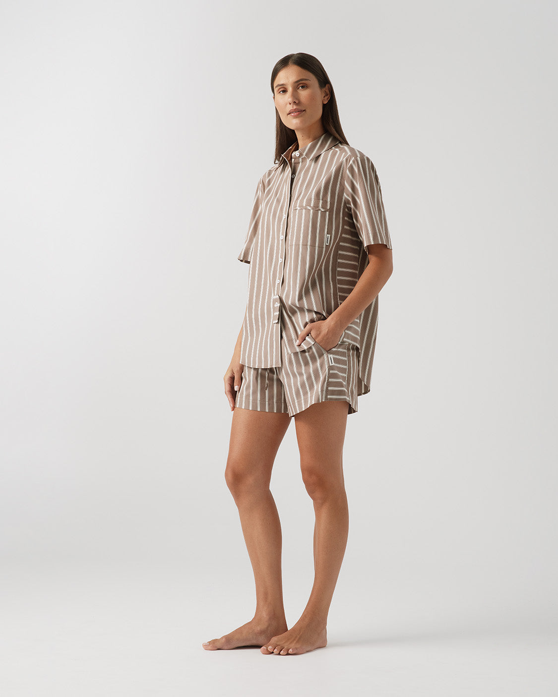 Short Sleeve Shirt - Hazelnut