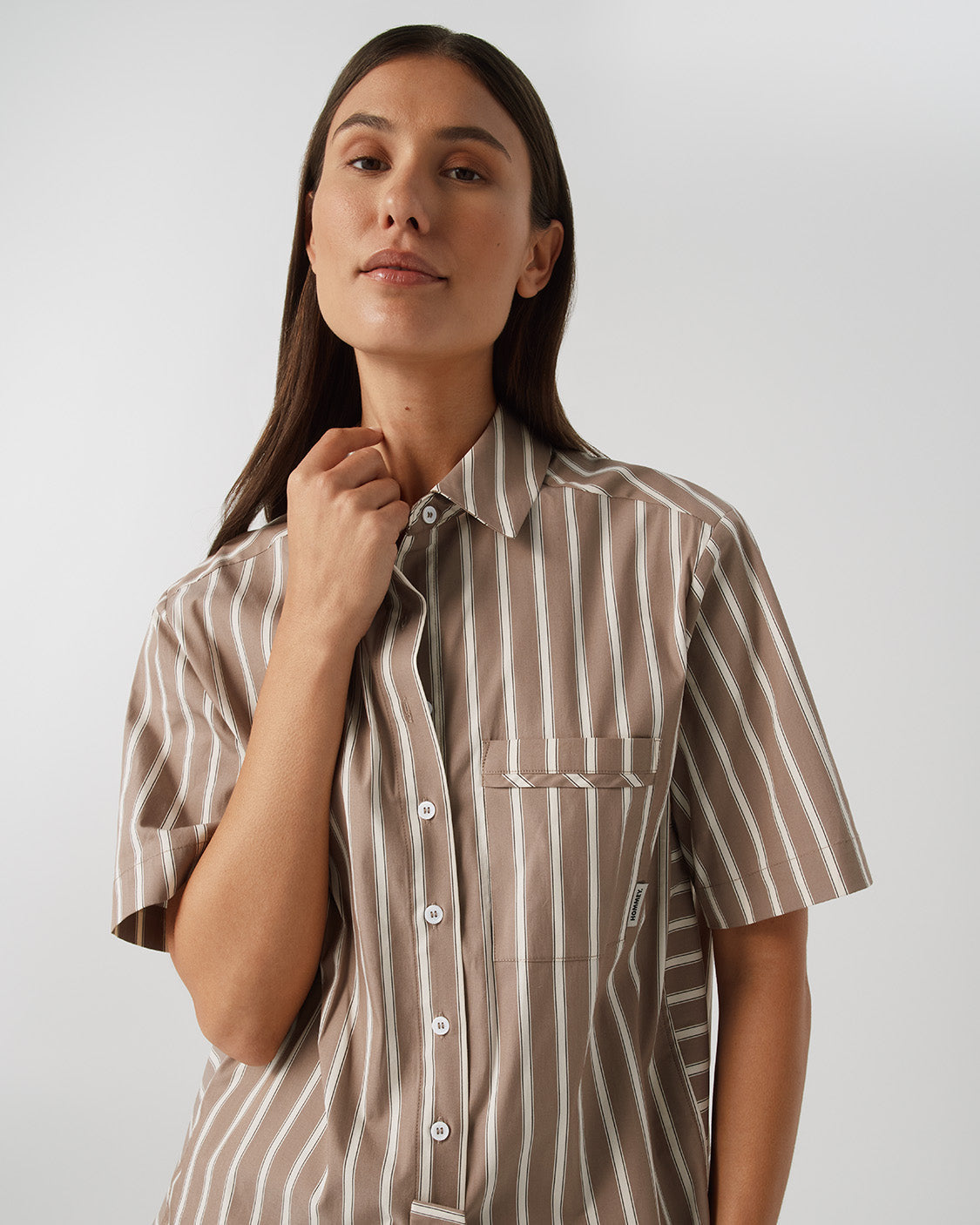 Short Sleeve Shirt - Hazelnut