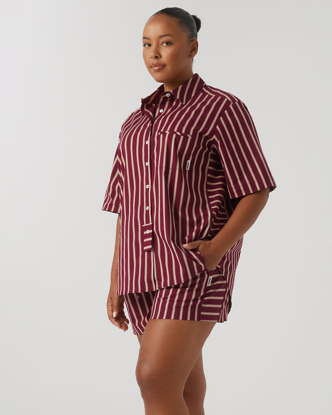 Short Sleeve Shirt - Wine