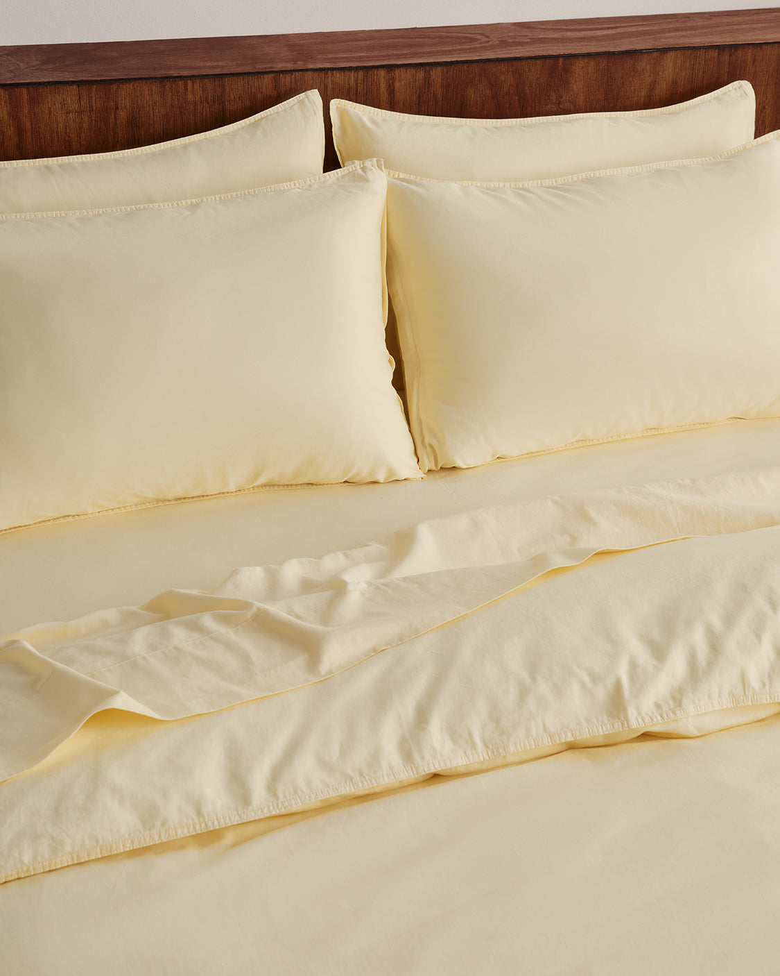 Pillowcase Pair - Custard