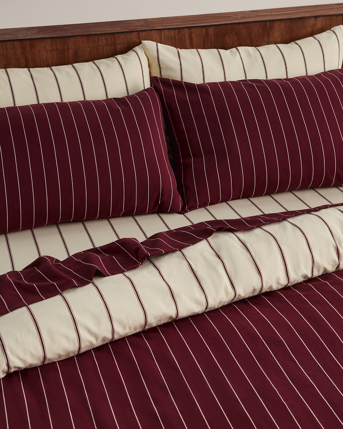 Pillowcase Pair - Wine