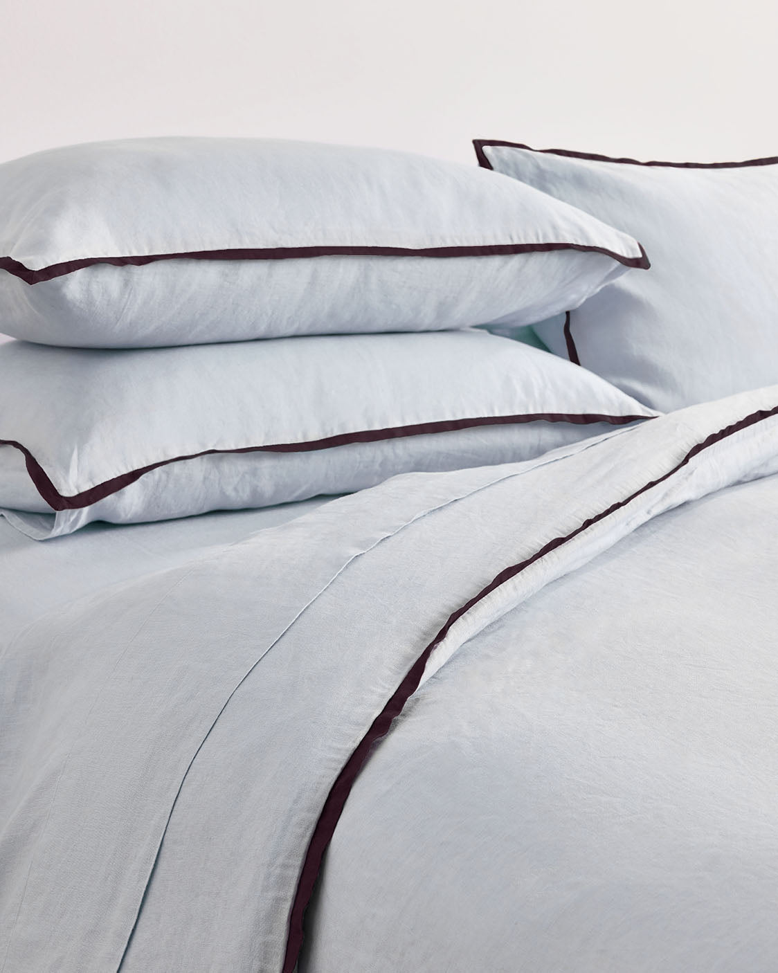 Linen Quilt Cover - Breeze