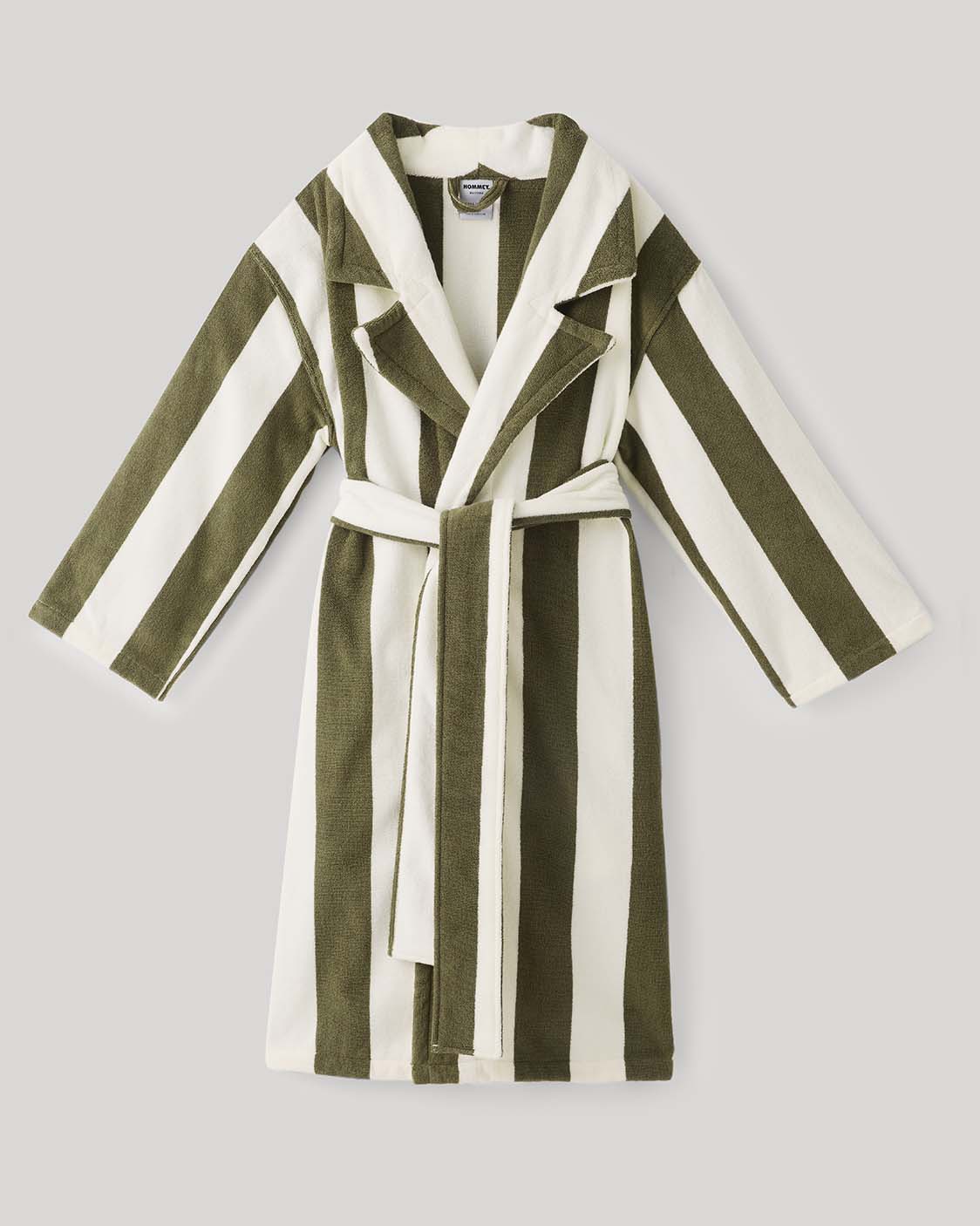 Robe - Matcha Stripes