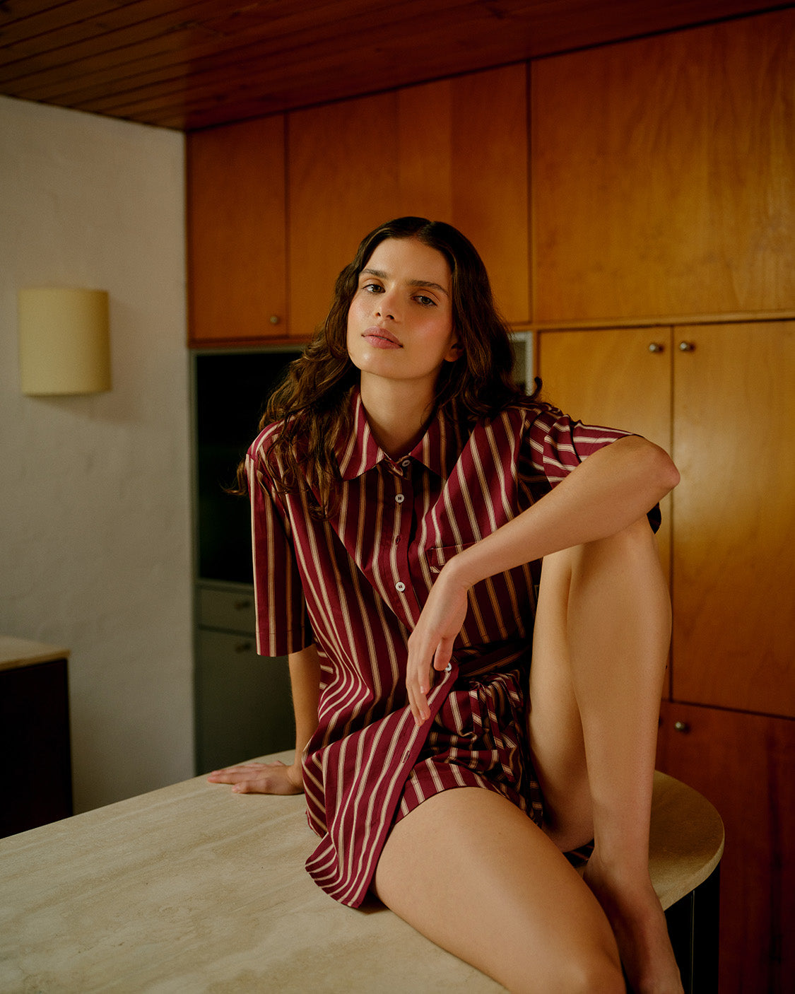 Sleep Shorts - Wine