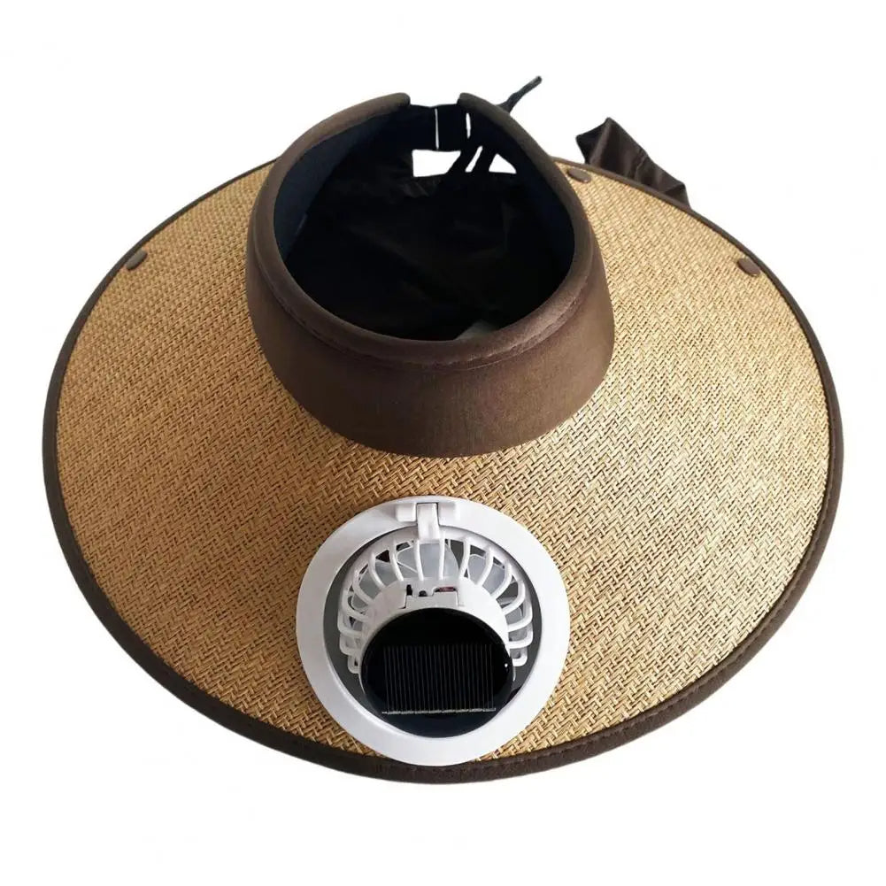 Wide Brim Sun Hat with Solar