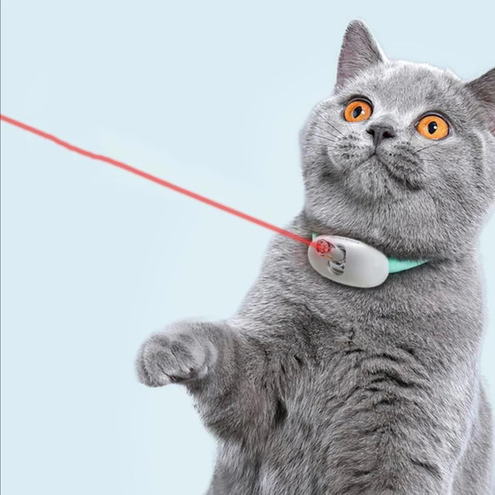 Interactive Laser Cat Collar with USB Charging