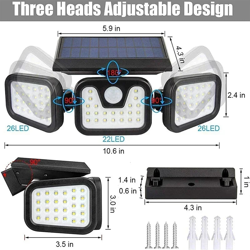 Motion Sensor Solar Light for Outdoor