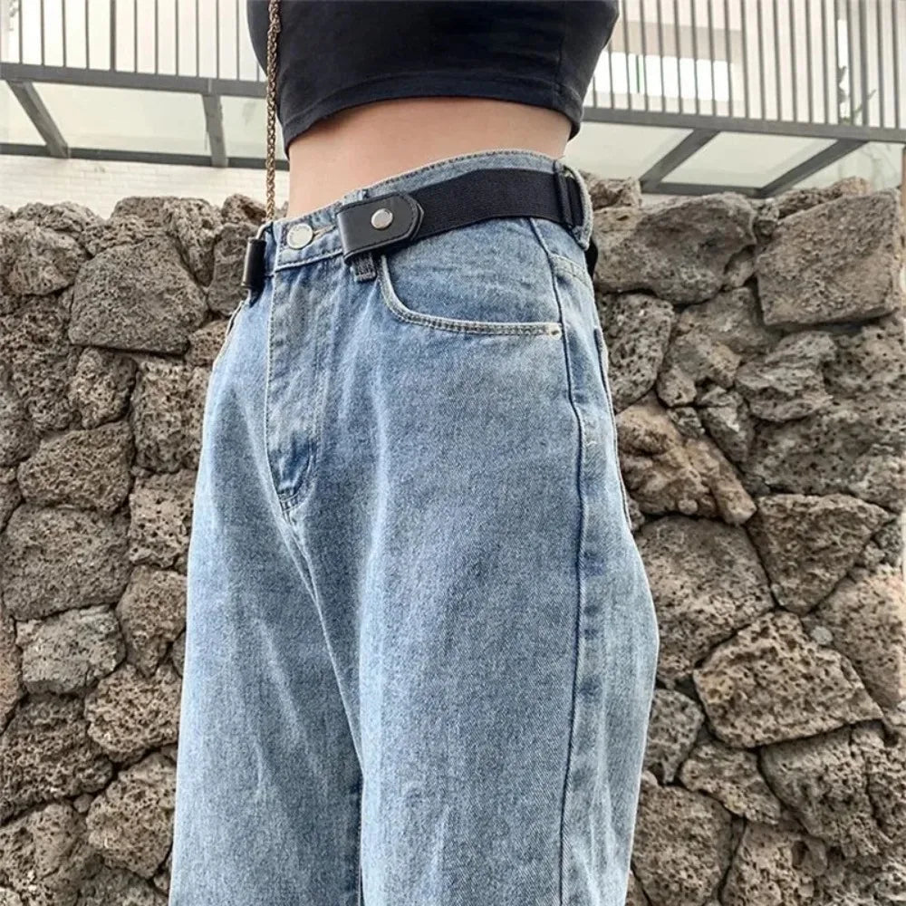 Adjustable Elastic Invisible No Buckle Belt